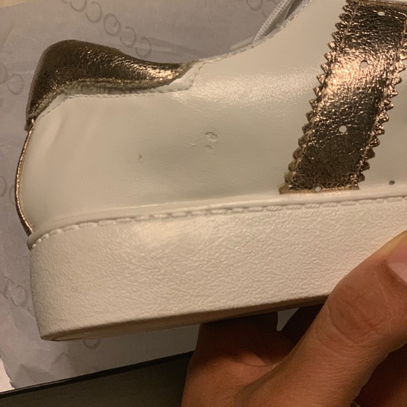 CHAMPAGNE LACE UP SNEAKERS - Picture 8 of 8